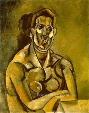  st - Bust of Woman Fernande 1909 cubism Pablo Picasso